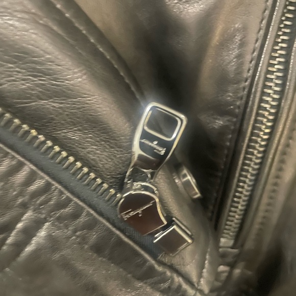 Salvatore Ferragamo Men's Leather Jacket Sz 50/L - Picture 9 of 16